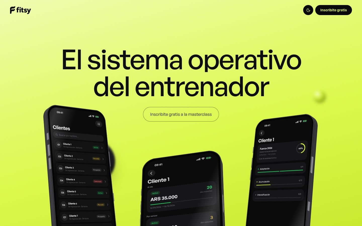 Web de Fitsy