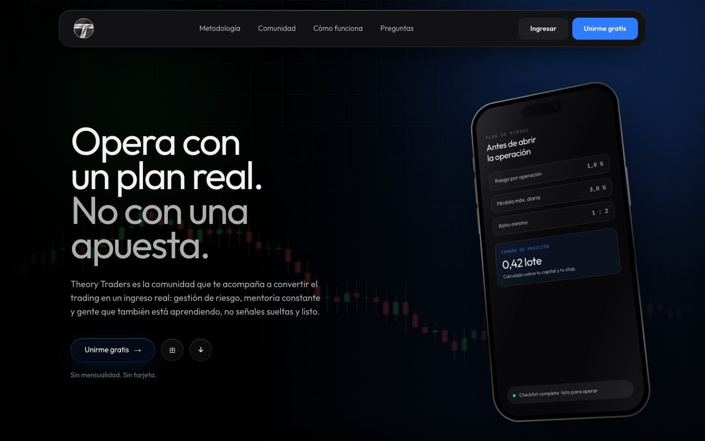 Web de Theory Traders