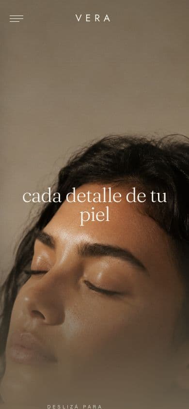 La web de Vera en el celular
